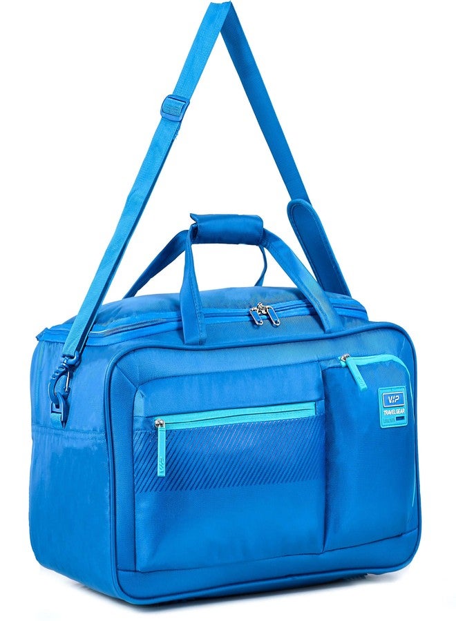 في آي بي حقيبة سفر VIP Adept سعة 32 لتر - مصنوعة من النايلون، خفيفة الوزن | حقيبة متعددة الأغراض للنادي الرياضي، وعطلات نهاية الأسبوع، وحقيبة سفر داخلية مع حزام كتف قابل للتعديل وضمان لمدة 3 سنوات (DF، أزرق، 52 سم) - Image 1